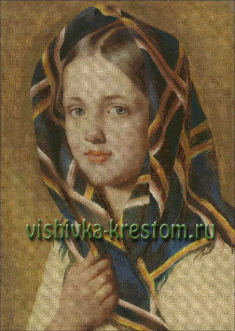 Девушка в платке