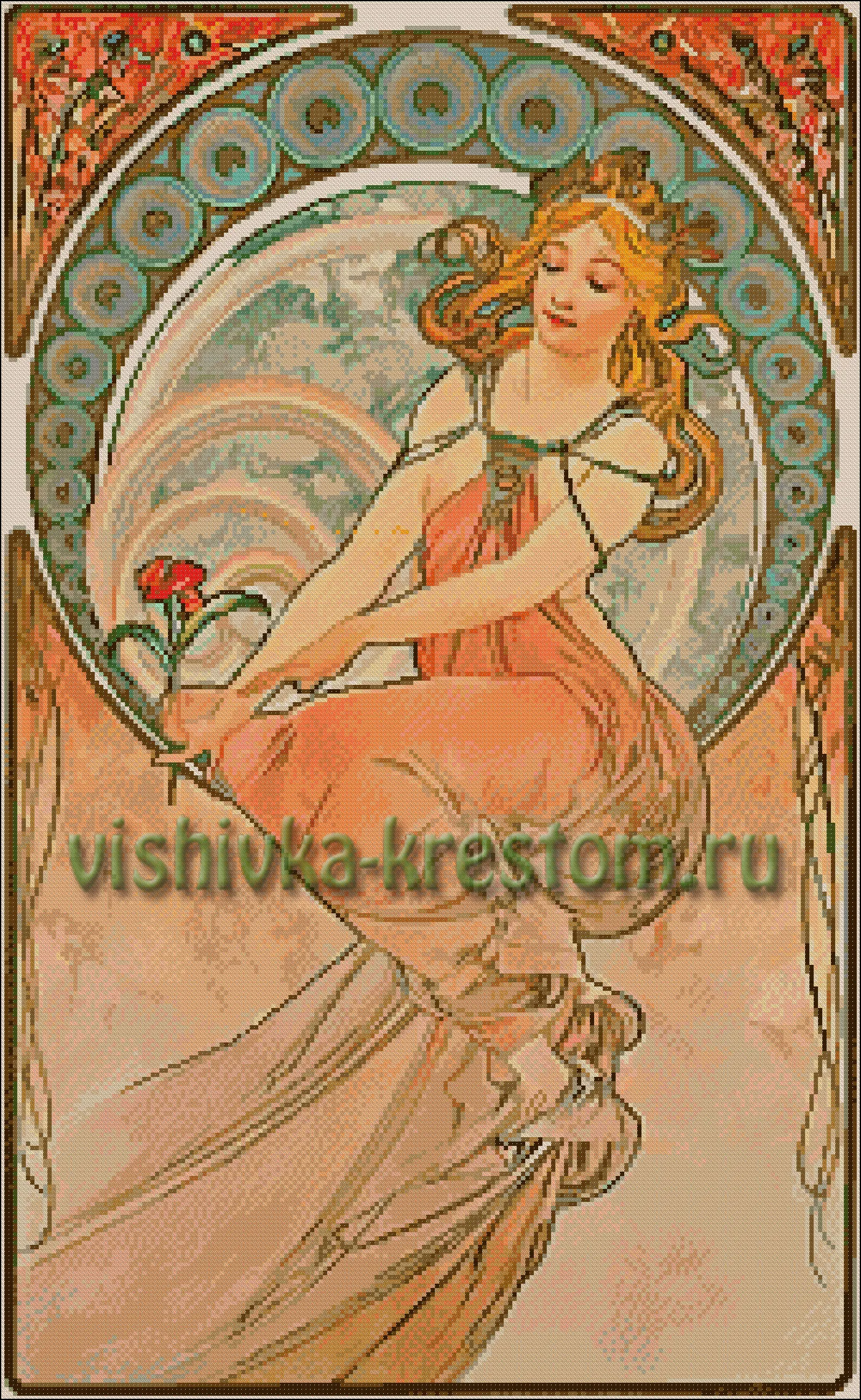 Живопись - по картине А. Муха