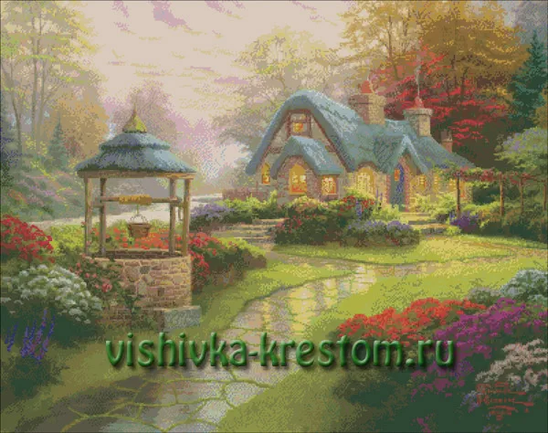 Колодец по картине Кинкейда